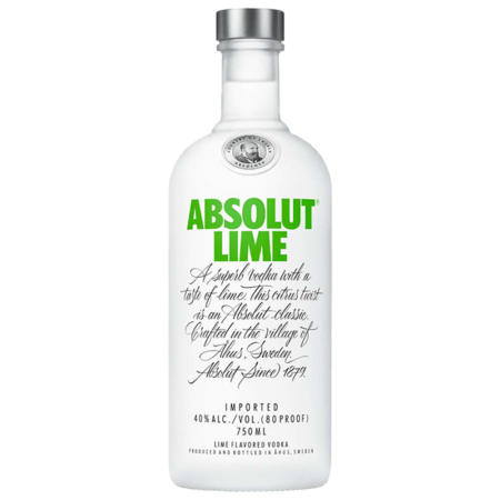 Vodka Absolut Lime 750ml