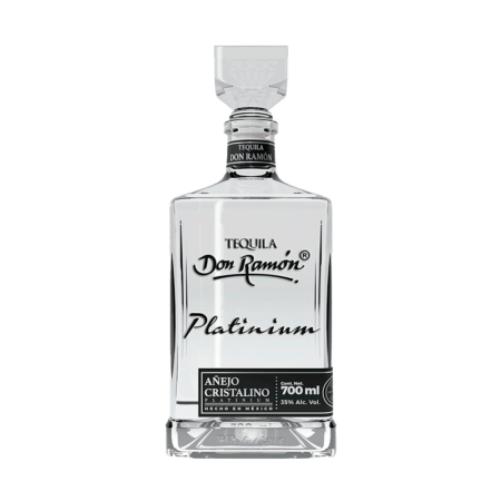 Tequila Don Ramón Platinium Añejo Cristalino 700ml