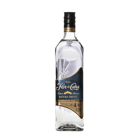 Ron Internacional Flor De Caña Blanco Extra DrySeco 4 Años 750ml
