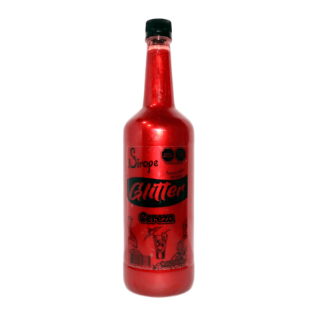 Jarabe sabor Cereza Glitter Sirope 1L