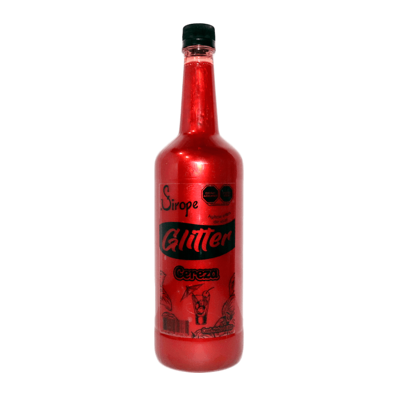 Jarabe sabor Cereza Glitter Sirope 1L