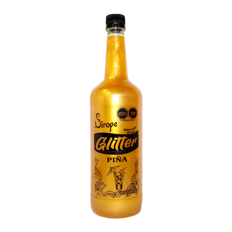 Jarabe sabor Piña Glitter Sirope 1L