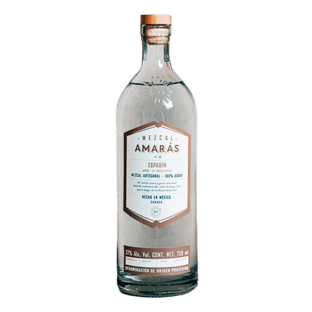 Mezcal Joven Amarás Espadín Blanco 750ml