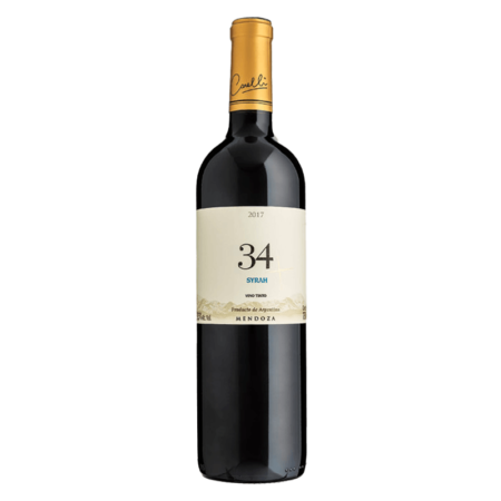 Vino Tinto 34 Syrah 750ml