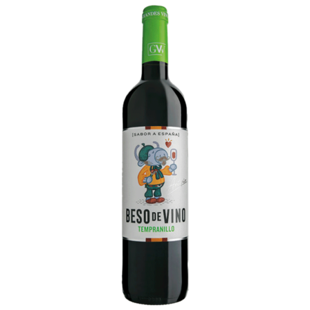 Vino Tinto Beso de Vino Tempranillo 750ml