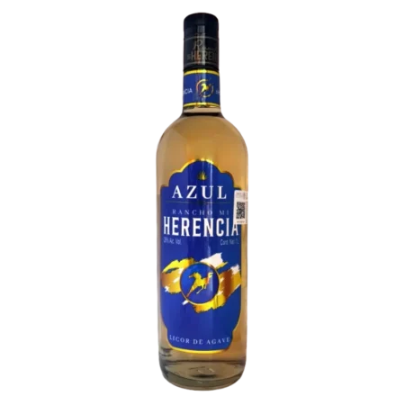 Licor de Agave Oro Rancho Mi Herencia Azul 1L