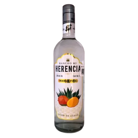 Licor de Agave Rancho Mi Herencia Sabor Mango Piña 1L